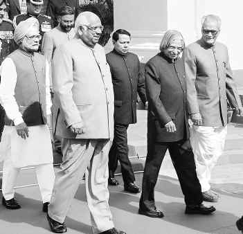 Abdul Kalam Walking as President